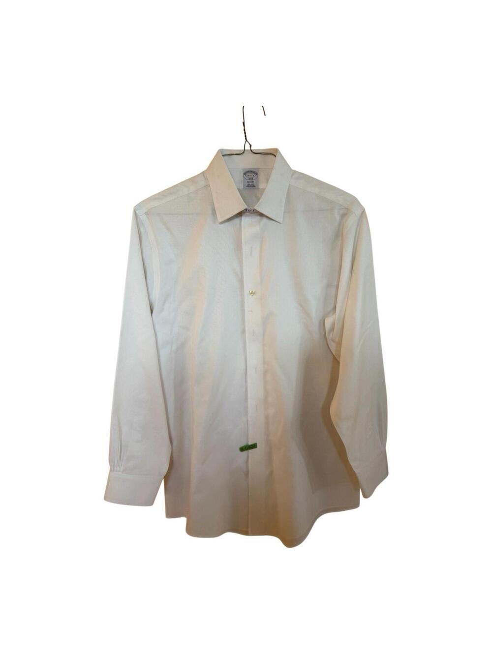 mens brooks brothers dress shirt White 16-2/3